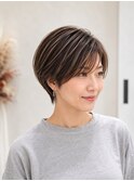 白髪ぼかしハイライト縮毛矯正ダブルカラー髪質改善30代40代50代