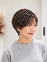 クレア 上大岡(CREA)&nbsp;白髪ぼかしハイライト縮毛矯正ダブルカラー髪質改善30代40代50代