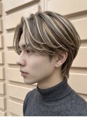 【広島】メンズカット/ブリーチオンカラー/デザインカラー