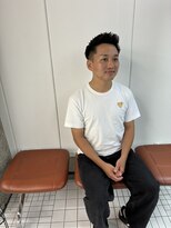 バーバーハマサキ(BARBER HAMASAKI)&nbsp;アップバング　ベリーショート