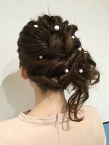 ロカット サロン(Roquat Salon)&nbsp;サイドダウンヘアセットアレンジ【ヘアアレンジ　立川　浴衣】