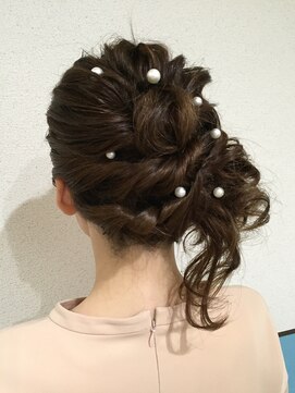 ロカット サロン(Roquat Salon) サイドダウンヘアセットアレンジ【ヘアアレンジ　立川　浴衣】