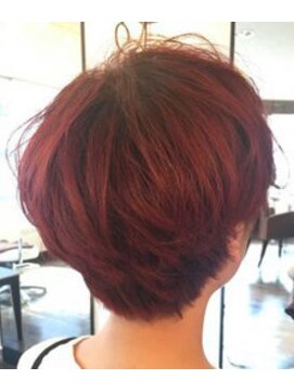 ヘアアンドメイク エジェリ(hair&make egerie) ロゼピンク ダブルカラー 恵比寿