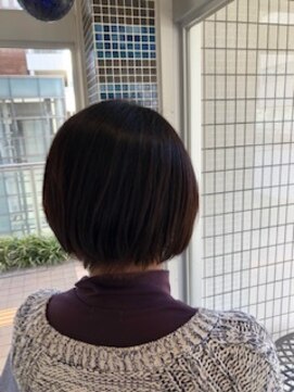 スタジオ アルファプラス 日暮里店(studio α+) レイヤーボブ×ナチュラルブラウン♪