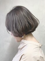 アイティー バイ アルバム 中野店(IT by ALBUM) グレージュハイライトボブ_ブランジュダブルバング_ba213683