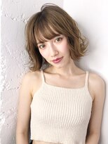 アイティー バイ アルバム 中野店(IT by ALBUM) ラフボブ_ネイビーカラーフレンチボブ_6092