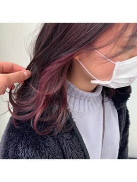 ラドンナ(LA.DONNA) インナーカラー　チェリーピンク