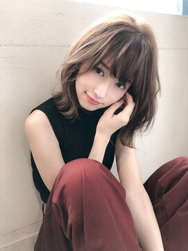 エレノア トーキョー 恵比寿(ELEANOAH TOKYO) 韓国風くびれヘア似合わせカットアースカラーデザインカラー