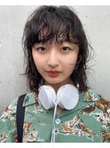 ミディアムウルフパーマ