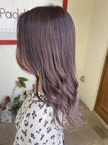 パディントン(Paddington) ピンク・ヴァイオレット・グレーのトリプルシェードカラー♪