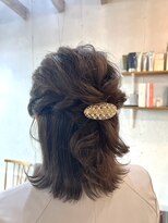 センスヘア(SENSE Hair)&nbsp;ボブでもできるハーフアップヘアアレンジ