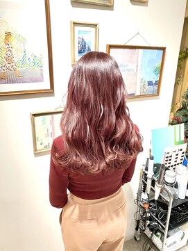 エイト 横須賀中央店(EIGHT) ブリーチ×ピンクカラー