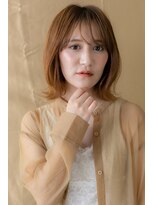 モッズヘア 越谷(mod's hair) カーキベージュフレンチカジュアルボブウルフ311Y越谷10代20代