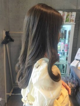 ヘアサロン レゴリス 都城店(REGOLITH) 『 まろみオリーブベージュ 透明感カラー 暗髪デザイン 』