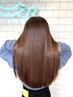 【髪質改善】カット+艶カラー+美革ストレート+質感トリートメント¥16,500