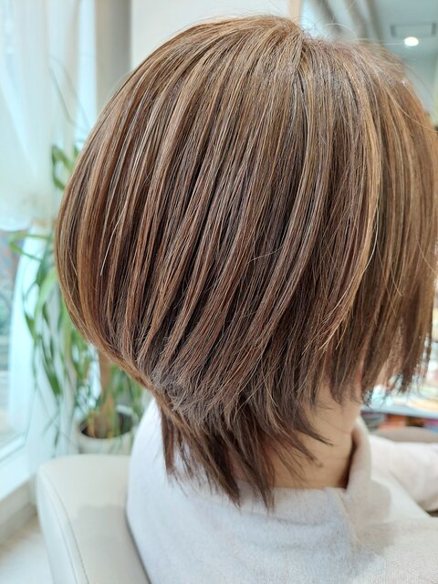 《HAIRZ 》藤井☆グレーカラーぼかしハイライトベージュ