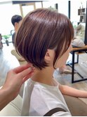 【 I. 】30代からのナチュラル前下がりショートボブ 川口