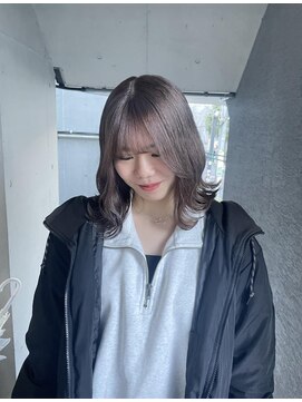 アルカナ 明治神宮前原宿(ARCANA) 切りっぱなしボブ エアリーロング 美髪ピンクブラウン