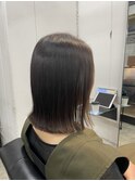 切りっぱなしボブ