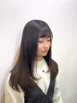 イオエ 梅田(ioe) ダブルカラー/大人ボブ/黒髪スタイル/髪質改善/縮毛矯正