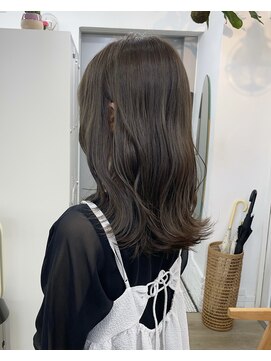 イコ 表参道原宿(ico) オリーブベージュ ブラーチなしダブルカラー イルミナカラー