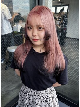 ザ オーダー(THE ORDER) エンドカラー/裾カラー/ホワイトピンク