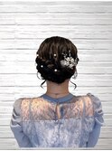 レース編みシニヨン