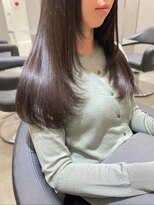 ロイ(Roi) レイヤー_顔周りレイヤー_グレージュ_イルミナカラー_担当西村