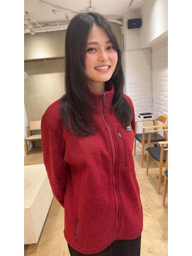 ローレンジウ(LOREN JU) 透明感髪質改善ベージュダブルカラーミルクティーグレージュ