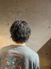 カット＋シェービング＋波巻パーマ　￥14,500