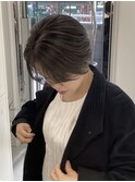 グレージュショートボブ