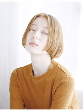 アウラ(Aula by marbles) ハニーベージュ/イエローベージュ/センターパート[横浜]