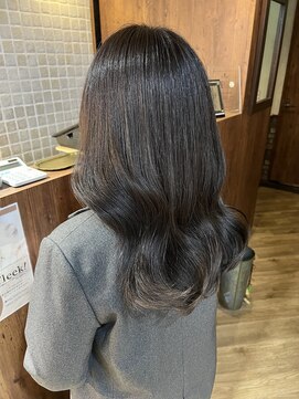 シュリット(schritt) 赤みなし アイスグレージュカラー渋谷ブリーチなしカラー エジリ