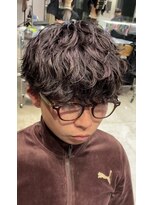 レタッチ バイ フィフス 天神大名(RETOUCH by fifth)&nbsp;大名波巻きパーマツイストスパイラルパーマッシュウルフカット