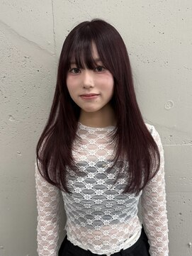 シーク 天神(SEEK) ボルドーカラー/レイヤーカット/韓国風ヘア/トリートメント