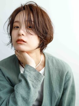 テラス 阿倍野店(TERRACE)の写真/《天王寺駅地下直結》小顔にみせる似合わせカットが大人気♪更に横顔もきれいに見えるスタイルをご提案！