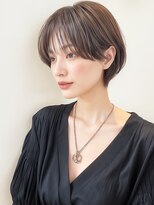 カバーヘア ブリス 大宮西口(COVER HAIR bliss)&nbsp;大人美人くすみベージュボブマッシュショートp1大宮20代30代40代