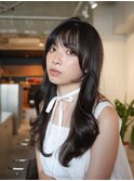 ◎韓国ヘアー顔周りレイヤーおくれ毛前名駅名古屋駅前髪質改善