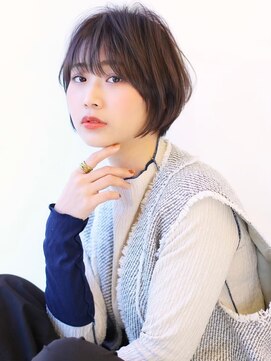 オーロ 塚口店(ORO) シアーアイスグレー小顔ショートボブ