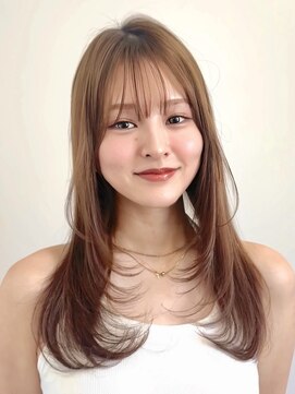 アビー(ABBEY3) レイヤーカットミディアムレイヤー顔周りレイヤーハッシュカット