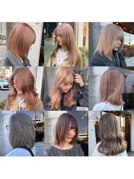 「SNSで見たあのカラー」や、透明感のある「外国人風カラー」等どんな色味も的確に再現☆