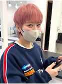 ハイトーン　ブリーチ　ピンク