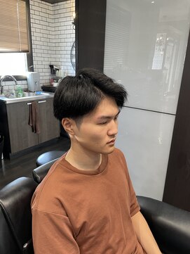 ヒロザバーバー(HIRO THE BARBER) アップバングショート 宇部市/理容室/理容院/メンズカット