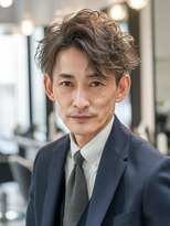 カットもパーマもイケメンパラダイス Men's天王寺 Men’s大人ウェーブ×上質ニュアンスパーマ