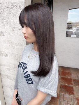 セットアップ 倉敷美和店(SET-UP) 髪質改善 グレージュ トリートメント 艶髪ロング