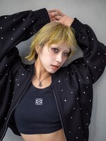 ギークス(GEEKS)&nbsp;【GEEKS渋谷】ハッシュボブ/デザインカラー/冬カラー/ボブウルフ