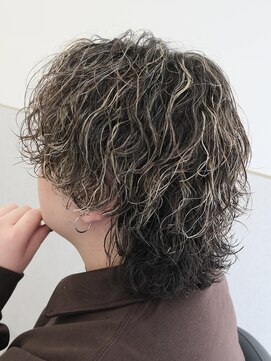 ビカムメンズヘアー 栄店(become men's hair) ハイライトカラーサーフカール