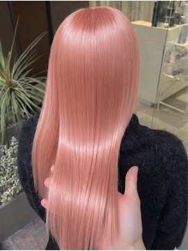 アース 豊橋店(HAIR&MAKE EARTH) 透明感ピンクベージュ