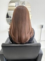 ソア バイ リコヘアーうるま(SOAR by lico hair Uruma)&nbsp;ミルクティーブロンド/ダークブルー/デジタルパーマ/うるま