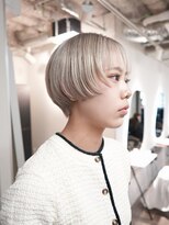 アフィナー 新宿(Afinar)&nbsp;ホワイトブロンド/ショートボブ